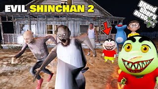 Epi 2  Evil Shinchan Escaped From Evil Granny  Franklin amp Shinchan  Gamehi Gamerz [upl. by Gerstein371]