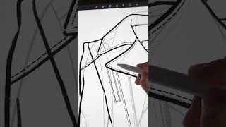 iPad app tailormade for fashion designers  FashionDrawApp [upl. by Kerwinn]