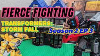 TRANSFORMERS Storm Fall  Season 2 EP 3 Fierce Fighting [upl. by Arihaj]