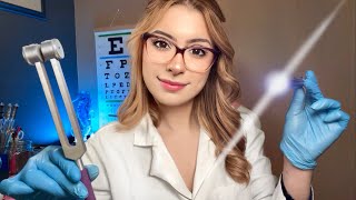 ASMR The MOST Detailed Cranial Nerve Exam YOUVE SEEN 👩‍⚕️ Doctor Roleplay Ear Eye amp Hearing Test [upl. by Oigimer]