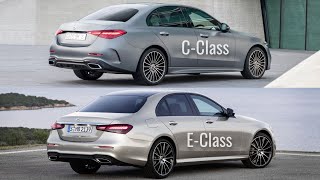 2022 Mercedes CClass vs 2022 Mercedes EClass [upl. by Anyr]