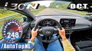 2022 Hyundai i30 N DCT on AUTOBAHN NO SPEED LIMIT by AutoTopNL [upl. by Brosine997]