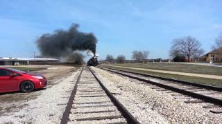 Steam Locomotive 2248 Charges Through NRH [upl. by Otrebor]