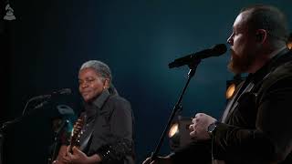 Watch LUKE COMBS amp TRACY CHAPMAN Perform quotFAST CARquot at the 2024 GRAMMYs [upl. by Fusuy]