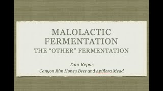 Malolactic Fermentation [upl. by Anitra761]