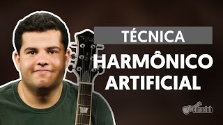 Técnicas de Guitarra  Harmônico Artificial [upl. by Neruat]