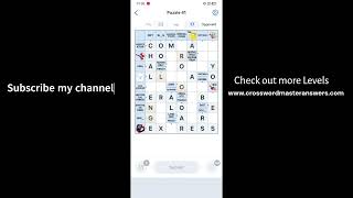 Crossword Master Level 41 Answers  Crossword Master Puzzle 41 [upl. by Cammi]