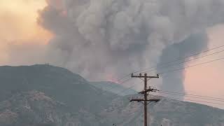 Yucaipa and Mentone CA under mandatory fire evacuation [upl. by Ehsrop]