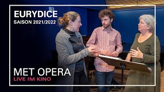 EURYDICE  Interview mit Matthew Aucoin Sarah Ruhl und Mary Zimmermann  MET OPERA LIVE IM KINO [upl. by Brandon]