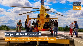 FULDA Happy Birthday Christoph 28  der Rettungshubschrauber zum Anfassen [upl. by Bartie]