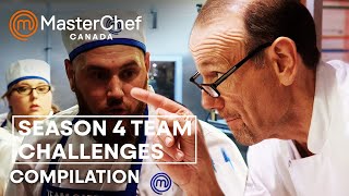 Best MasterChef Canada Team Challenges  MasterChef Canada  MasterChef World [upl. by Davilman]