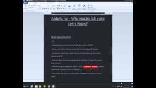 Wie mache ich gute Lets Plays [upl. by Kciredes793]