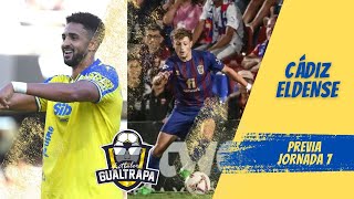 CÁDIZ vs ELDENSE  JORNADA 7  LALIGA HYPERMOTION [upl. by Aleras]