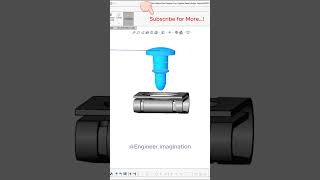 Zinc Plated Steel Quarter Turn Captive Panel screw EngineerImagination foryou shorts model [upl. by Bakemeier]