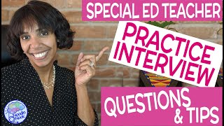 Special Ed Teacher Interview Questions and Tips for Success [upl. by Renwick523]