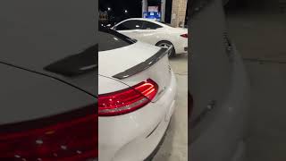 Mercedes C63 ￼AMG straight pipe rev limiter c63 amg mercedes strightpipe [upl. by Buell]