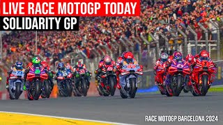 Live Race MotoGP Today  SolidarityGP Race 2024 at Barcelona Catalunya  MotoGP Live [upl. by Turne]