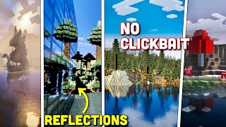 Top 4 Best NEW Minecraft Bedrock 121 Ultra Realistic Shaders iOS Android Windows [upl. by Julis200]