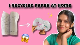 I recycled papers at HOME😱 [upl. by Eus]