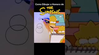 Aprende a Dibujarlo shorts thesimpsons homerosimpson dibujosfaciles dibujar [upl. by Viddah]