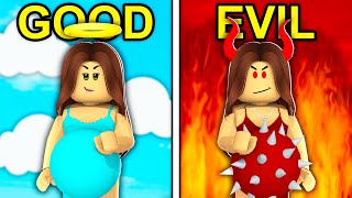 GOOD Mom Vs EVIL Mom in Roblox Brookhaven [upl. by Joash951]