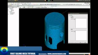 Libre Mechanics  First Salome Meca Tutorial [upl. by Euqinamod652]