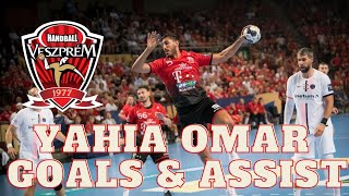 Yahia Omar Veszprém vs Psg Handball 2021 All Goals amp Assist [upl. by Fari]