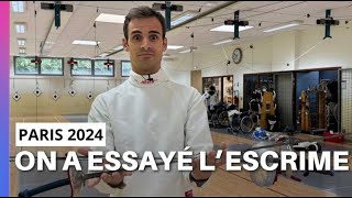 On a essayé lescrime [upl. by Collar]