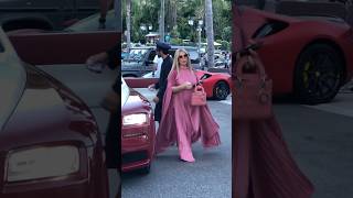 Billionaire mother amp daughter arriving in luxurious RR billionaire monaco luxury lifestyle fyp [upl. by Drof]