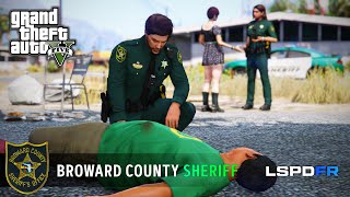 1st Degree Homicide in Sandy Shores  Broward County Sheriff  GTA5 LSPDFR No Commentary 161 [upl. by Beffrey941]