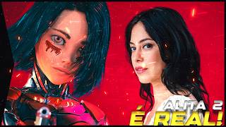 ALITA ANJO DE COMBATE 2 ESTÁ PROXIMO O QUE ROSA SALAZAR REVELOU alitasequel [upl. by Nauqal]