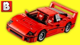 Lego Creator Ferrari F40 Set 10248 With LevelCap  Unbox Build Review [upl. by Seilenna]