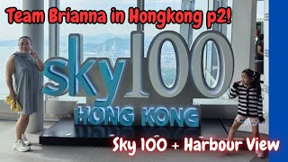 Team Brianna in Hongkong 2024 Day 1 Sky100  Harbour View [upl. by Annalee525]