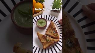 Weight Loss Recipes on the go Ep8 Double Decker Sandwich 🥪 [upl. by Relyks]