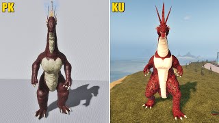 Kaiju Universe vs Project Kaiju Titanosaurus Comparison [upl. by Kalle]