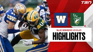 CFL WEEK 16 Winnipeg Blue Bombers vs Edmonton Elks FULL HIGHLIGHTS [upl. by Otreblada931]