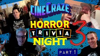 CineCraze Horror Trivia Night 3 Part 1 with Sean Clark  PreTexas Frightmare Weekend Chatter [upl. by Madaih58]