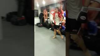 Gegard Mousasi sparring with Raduan Mimoun Talbi 2014 [upl. by Auop]