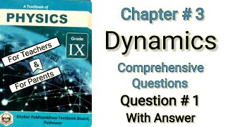 Chapter3ComprehensiveQuestionsQuestion  1WithAnswerClass 9 Physics Kpk Text Book Board Peshawar [upl. by Sudoeht]