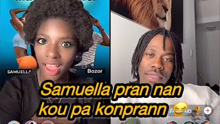 Yo prank Samuella 😂😂 Samuella pale anglais pa fòs  ou paka pa ri anglais Samuella yo😂 [upl. by Alliuqat]