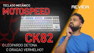 EU USEI  TECLADO MECANICO GAMER MOTOSPEED CK82 RGB OUTEMU BLUE MKII  REVIEW MAIS COMPLETO [upl. by Aineles987]