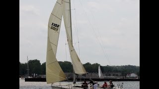 X102 Asymmetric Spinnaker and Top Down Furler [upl. by Acemaj583]