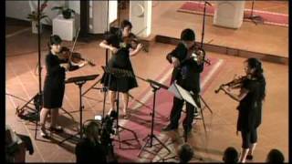 GPhTelemann  Concerto for 4 violins  part1 Kim Kyoung Min Baek HaHyun Lin Wen Chao Du Juan [upl. by Naegem]