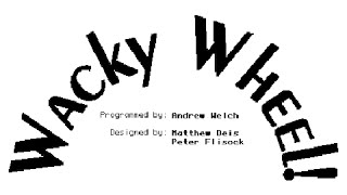 Wacky Wheel Gameplay  Old Macintosh Game [upl. by Nakhsa160]