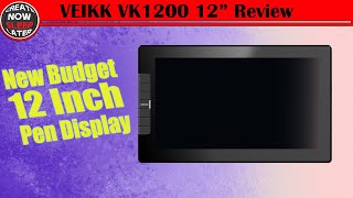 VEIKK VK1200 12 Inch Budget Pen Drawing Display Review [upl. by Merp]