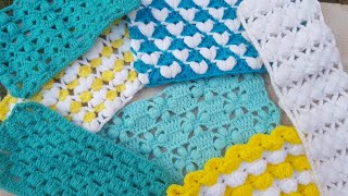 15 modelos de puntadas a crochet muy lindas y fáciles de tejer [upl. by Tnahsin]