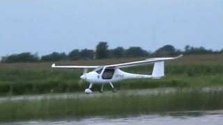 Pipistrel Sinus 912 Landing and Multiple Takeoffs CSU3 [upl. by Aleekahs]