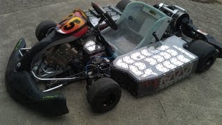 Electric Go Kart goes wild 128HP [upl. by Rehpotsyrhc]