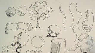 Pen amp Ink Drawing Tutorial  The quotLess is Morequot Principle [upl. by Oskar]