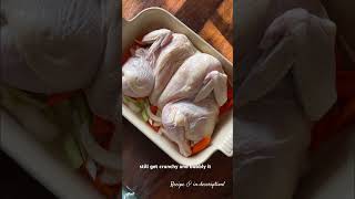 Whole Baked Chicken 🌾 Part 1 in my Thanksgiving Series thanksgivingrecipe thanksgivingrecipes [upl. by Ymar]